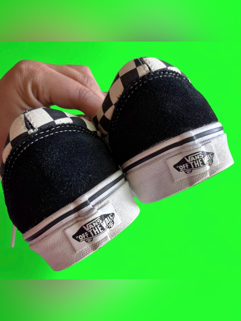 Vans Checkerboard Old Skool - Black & White - Picture 6 of 8